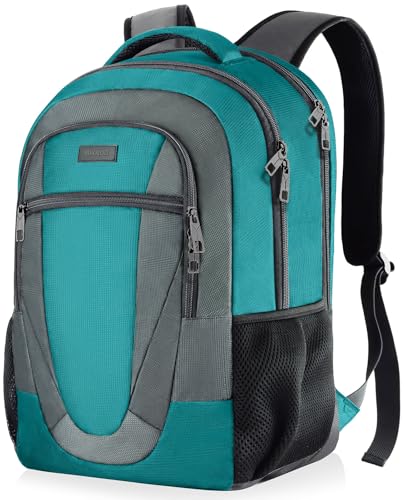 BIKROD Travel Laptop Backpack for Men and Women, Backpacks for School Teen Boys, Business Anti Theft Slim Sturdy Back Pack, Adult Computer Bag Gift 15.6 IN Laptop - color: Greengrey, size: 15.6 Inch
