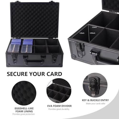 Toploader Storage Box Trading Card Storage Case, Sports Baseball Card Storage Box, Cards Case Holder (Holds 630+ Toploaders)