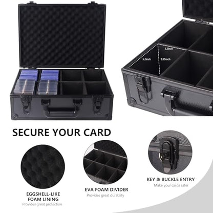 Toploader Storage Box Trading Card Storage Case, Sports Baseball Card Storage Box, Cards Case Holder (Holds 630+ Toploaders)