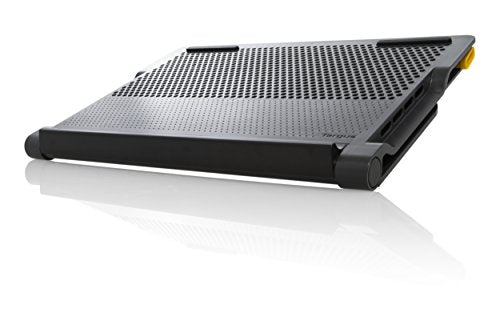Targus Laptop Cooling Pad for Laptops up to 17-inches, Dual High-Speed Fans Chill Mat + 4-Port USB Hub Laptop Fan Cooling Pad for Work, USB Stand Cooling Pad for Gaming Laptop Cooling Fan (AWE81US) - size: Model AWE81US - Cooling Pad
