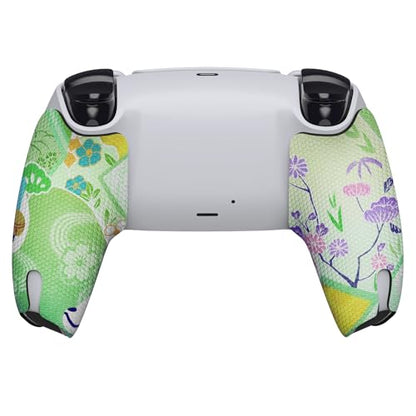 eXtremeRate PlayVital Anti-Skid Sweat-Absorbent Controller Grip for ps5 Controller, Professional Textured Soft Rubber Pads Handle Grips for ps5 Controller - Wishing Shrine - color: Wishing Shrine