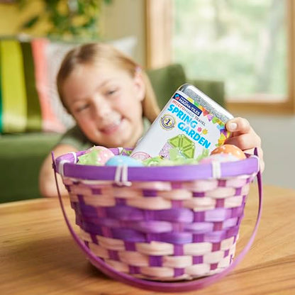 MAGNA-TILES microMAGS 24-Piece Spring Garden Travel Set, The Original Magnetic Building Brand - style: Spring Garden