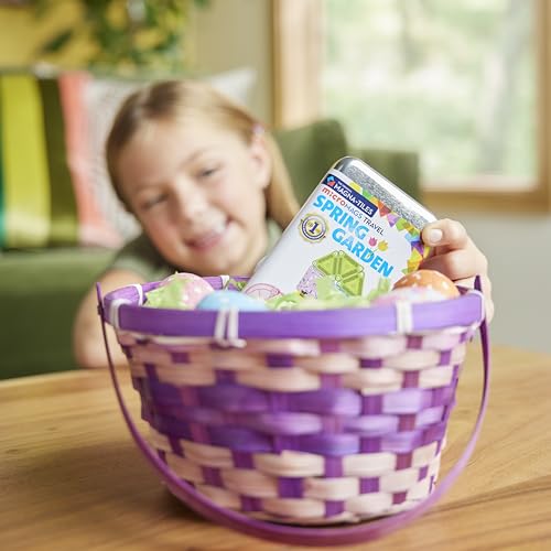 MAGNA-TILES microMAGS 24-Piece Spring Garden Travel Set, The Original Magnetic Building Brand - style: Spring Garden