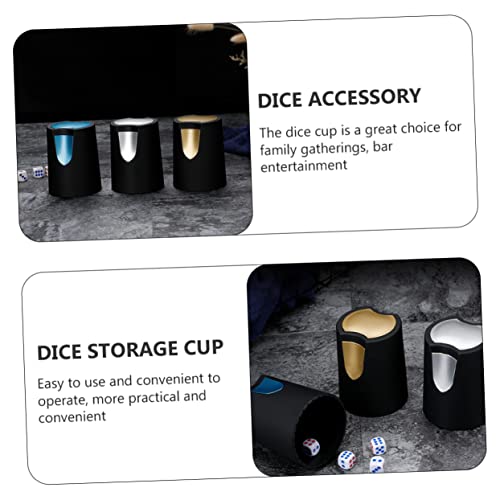 1pc Fashion Dice Cup Portable Plastic Dice Container for Party Games for Easy Storage and Carrying for Ktv and Family Gatherings