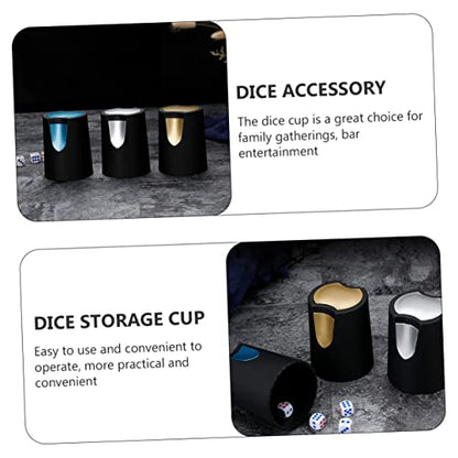 1pc Fashion Dice Cup Portable Plastic Dice Container for Party Games for Easy Storage and Carrying for Ktv and Family Gatherings