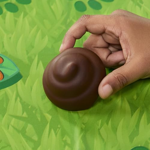 Hasbro Gaming Don't Step in It Preschool Game I Blindfolded, Poop Party Game | Spinner with 8 Fun Animal Moves | Ages 4+| 1+ Players I Funny Kids Board Games | Easter Gift for Kids