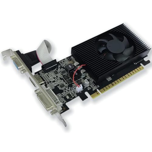 XUANMO GT 730 Low Profile PC 4GB Graphics Card DDR3 DirectX 11 128 Bit, VGA/DVI-D/HDMI, PCI Express 2.0 x 16, Nvidia Video Card, Computer GPU - color: GT730 4GB
