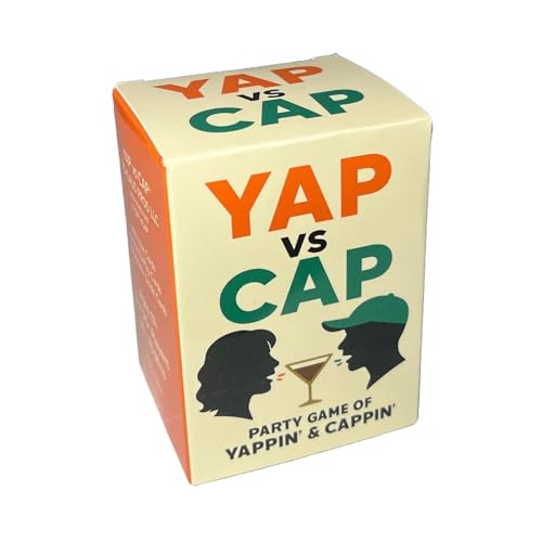 The Party Game of Yappin & Cappin - Fun Social Party Game for Gatherings with Bold Opinions and Wild Debates