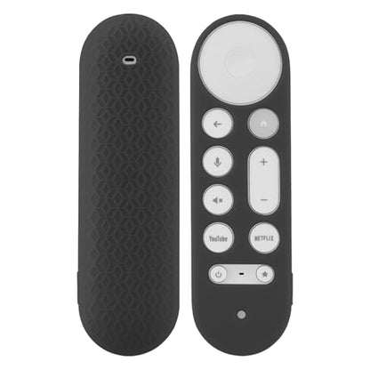 LEFXMOPHY Cover for Google TV Streamer 4K Remote Control Case 2024 Silicone Protective Sleeve - Black - color: BLACK