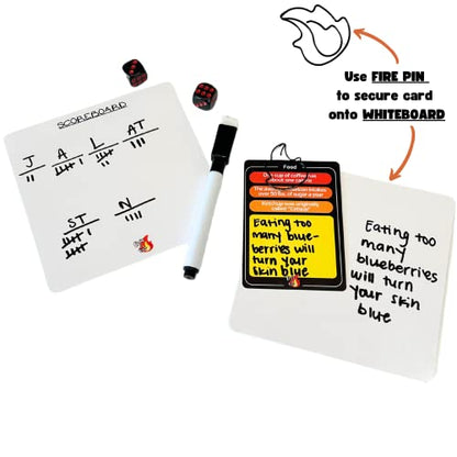 FACT or FIRE Trivia Card Game for Family and Friend Board Game Nights | Ultimate Playing Experience for Engaging Play Time | Get Creative Or Get Burned