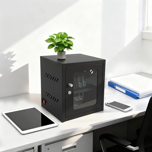 Rechargeable Mobile Phone Charging Cabinet,12 Slots Cell Phones Charging Station Portable Cellphone Charging Cart with Combination Lock, for Students and Employees, Tourists (12Slots) - size: 12Slots
