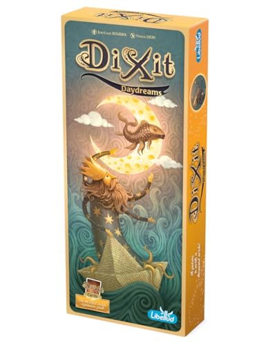 Dixit Daydreams Board Game EXPANSION - Surreal Artistry with 84 Enigmatic Cards! Creative Storytelling Game, Family Game for Kids & Adults, Ages 8+, 3-6 Players, 30 Min Playtime, Made by Libellud
