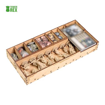 Organizer Compatible with Lord of the Rings Journeys in Middle Earth and Expansions, Board Game Token Insert for LoTR Journeys in Middle Earth Game