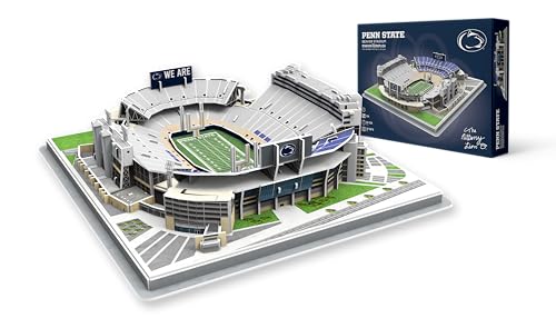Pro-Lion 3D Jigsaw Puzzle of Beaver Stadium – 134 Pieces | Penn State Nittany Lions College Football Model | NCAA Football Stadium Building Kit | Creative Gift for Men, Boys & Kids Aged 8+ - style: Penn State Nittany Lions