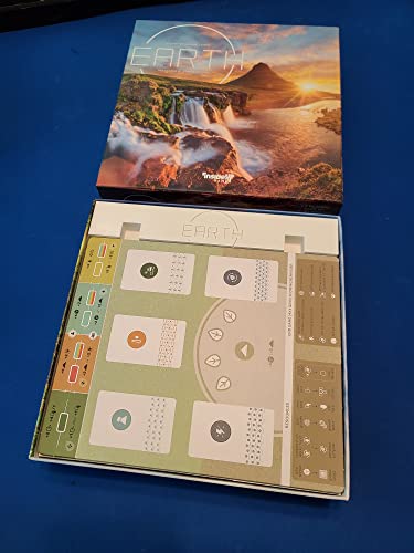Insert/Organizer for Earth Board Game (fits Sleeved Cards)