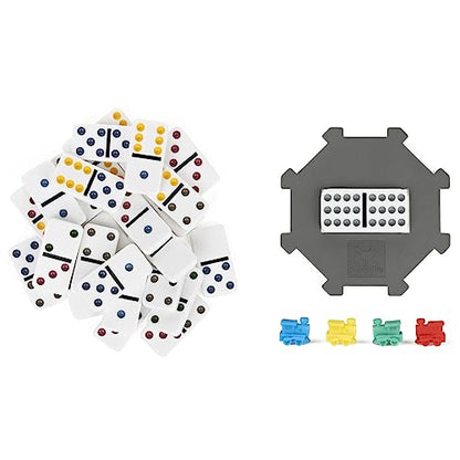 Spin Master Games Double 12 Dominoes Set in Storage Tin Classic Tile Game - style: Double 12 Dominoes Set