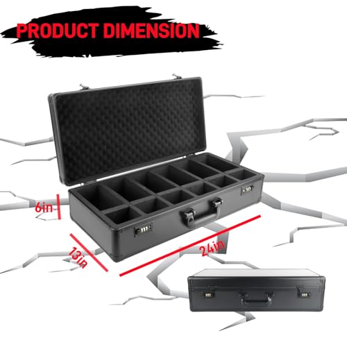 NEW 6 Row 250+ Graded Card Case Psa Graded Card Storage Box Psa Slab Case for Graded Cards Cases for Sports Cards Storage