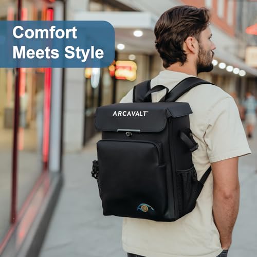 TCG Backpack for Trading Cards and Players | MTG Card Box, Rigid Compartment, Fits Deck Boxes & Binders | Water Resistant, Reinforced Premium Storage Bag with Shoulder Straps