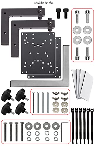 | Configuration 1 | Flight Simulator HOTAS Add-on Kit. Fits Thrustmaster T.Flight One / 4, T16000M, Airbus, Logitech X56, X52, X52Pro, VKB Gladiator, CH Products, Hori