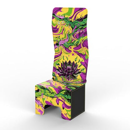 (Melting Black Lotus) 100% Hand-Drawn TCG/MTG 100+ Card Vault Deck Box - style: Melting Black Lotus