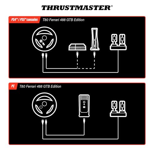 Thrustmaster T80 Ferrari 488 GTB Edition (PS4 / PC)