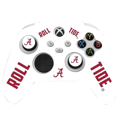 Silicone Gaming Cover Compatible with Xbox Controller - Officially Licensed University of Alabama Crimson Tide Away Design - color: Away-A2