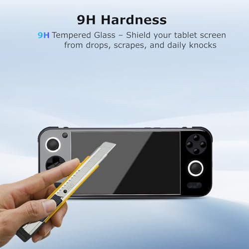 【3Pack】 for AYANEO Pocket S Retro Handheld Game Console Screen Protector – 9H Tempered Glass, Anti-Scratch, HD Clarity, Touch Sensitive, Easy Installation, Anti-Fingerprint, Bubble-Free