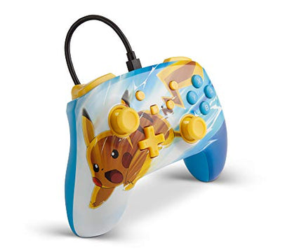 PowerA Enhanced Nintendo Switch and Switch 2 Wired Controller - Pokémon: Pikachu Charge, Officially licensed - color: Pikachu Charge