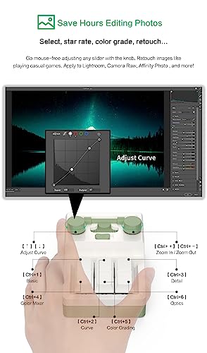 6 Key 2 Knob Macro Keyboard - Programmable Wired/Bluetooth /2.4G Receiver One Handed Gaming Keyboard With Software Macro Keys, Hot-Swap Switch RGB For Photoshop, Gaming