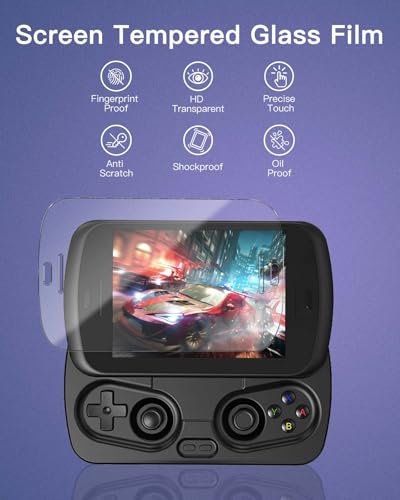 Screen Protector for ANBERNIC RG Slide Handheld Game Console, 9H Hardness Tempered Glass for ANBERNIC RG Slide,Anti-Scratch, Bubble Free, HD Clarity
