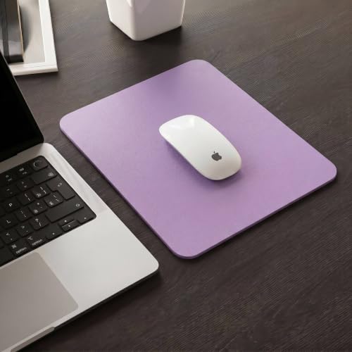Leather Desk Pad Protector, Waterproof Mouse Pad, PU Desk Mat, Office Desk Cover, Desk Writing Mat for Office/Home/Work/Cubicle (Purple) 9x8 in - color: Purple, size: 9" x 8"