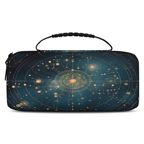 Adornori Constellation Carry Case Compatible with Nintendo Switch 2, with 20 Games Cartridges, Nebula Space Universe Portable Travel Carrying Case Pouch for Accessories & Games - color: Multicolor 15