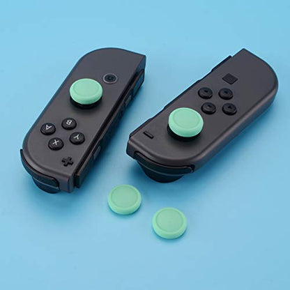 eXtremeRate PlayVital Switch Joystick Caps, Thumbstick Caps, Silicone Analog Cover for Switch Lite & OLED Joycon Thumb Grips - Mint Green - color: Mint Green