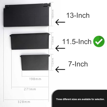 11.5 Inch Adjustable Screen Top Shelf Organizer for TV Computer Monitor Flat Screen, TV Mount Top Shelf Used to Place Soundbar Cable Box Speakers Apple TV Play-Station Camera Frames Remote - size: 11.5
