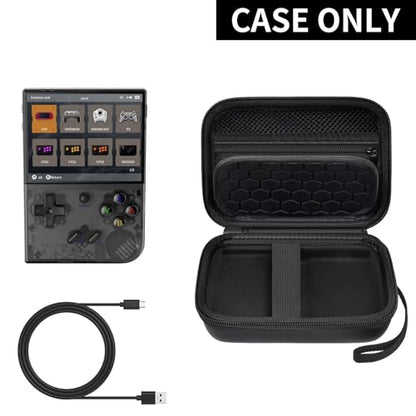 PAIYULE Travel Case for RG35XX/RG35xx Plus Retro Handheld Game Console | Hard EVA Shell, Handheld Console Storage, Accessory Pocket, Carry Handle, Case Only, For Gamers & Collectors