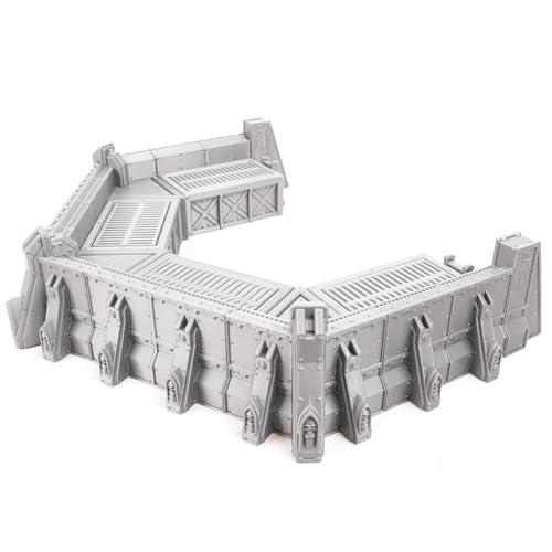 Forward Guard Defense Wall Miniature Terrain for Wargames and RPGs 28/32mm Scale
