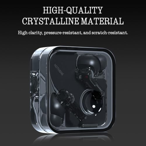 Nothing Ear Wireless Earbuds Bluetooth, 45dB Hybrid Smart ANC Earbuds, 11mm Deep Bass Boost, Hi-Res Audio with LDAC & LHDC 5.0, 6 Mics Call, 40.5H Playtime with Fast Charging Case, ChatGPT Supported - color: Black