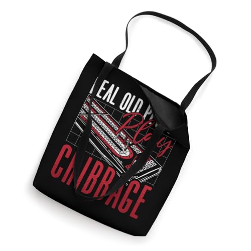 Real Old People Play Cribbage Loves Board Game Crib Cribbage Tote Bag