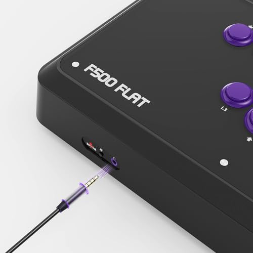 MAYFLASH F500 FLAT Fight Stick All Button Arcade Controller for PS4, PC, Xbox Series S/X, Xbox One, Switch/Switch 2, Steam Deck, macOS, Android, Raspberry Pi, NEOGEO mini and more
