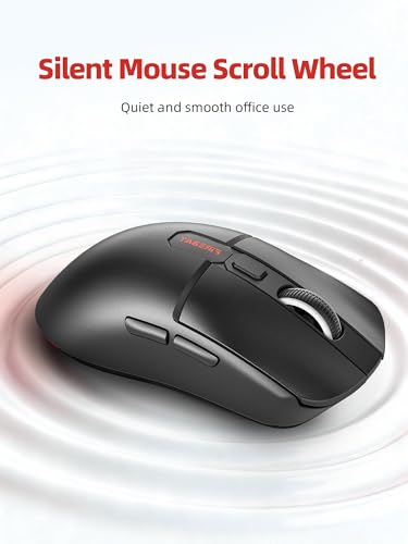 Wired Gaming Mouse for Computer and Laptop, 7200 DPI, RGB, Wired Optical Mouse with 6 Buttons & 4 Light Modes, USB Corded Mouse, Right or Left Hand Use - Black Computer Accessories【X4 Model】