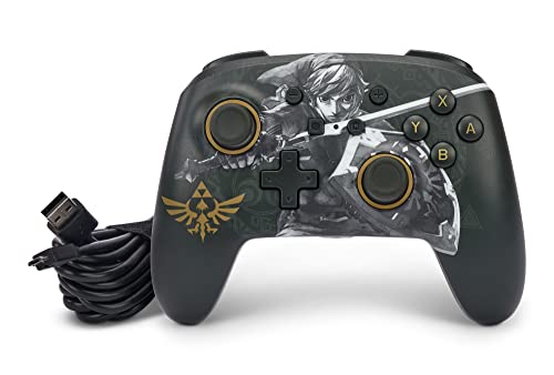 PowerA Enhanced Nintendo Switch and Switch 2 Wired Controller - Legend of Zelda Battle Ready Link, Officially licensed - color: Battle-Ready Link