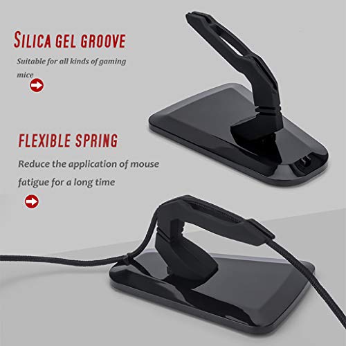 Gaming Mouse Cord Clip Management Mouse Bungee Cable Fixer Holder