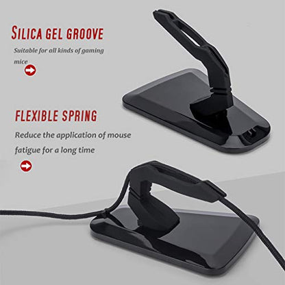 Gaming Mouse Cord Clip Management Mouse Bungee Cable Fixer Holder