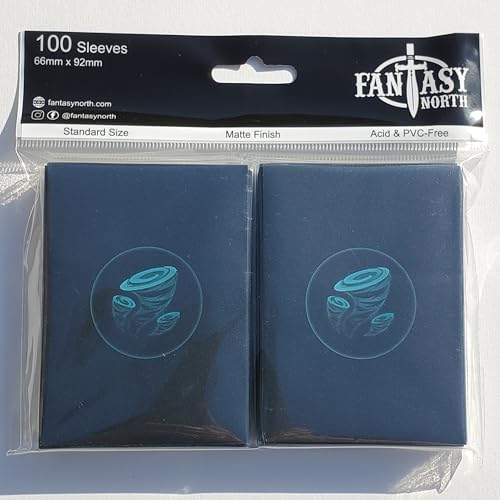 Elements I - 100 Textured Matte TCG Card Sleeves - Fits Magic MTG Commander Pokemon and Other Card Games - Playing Card Sleeves (Air) - style: Air