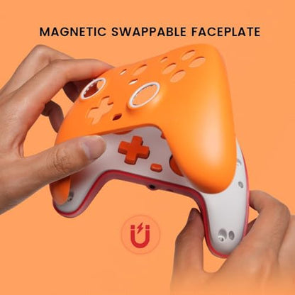 GameSir G7 SE Wired Controller for Xbox Series X|S, Xbox One & Windows 10/11, Plug and Play Gaming Gamepad with Hall Effect Joysticks/Hall Trigger, 3.5mm Audio Jack (Orange) - color: Orange