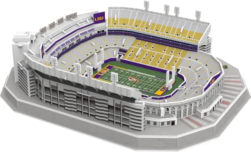 Pro Lion 3D Jigsaw Puzzle of Tiger Big Stadium Construction Building Kits - 88 Pieces | LSU Tigers Football League Gifts for Boys, Adults, Men & Kids Aged 7+ | Puzzles Games Kit for Creative Fans - style: Sport, Realistic