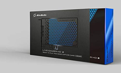 AVerMedia Live Gamer HD 2 - PCIe Internal Game Capture Card, HDMI and 3.5 mm, PassThrough, Ultra Low Latency,1080p60 Uncompressed Streaming Technology for PS4, Xbox, Switch Live Gamer - (GC570)