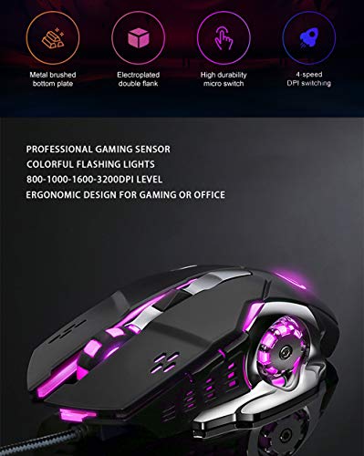 7KEYS One-Handed Gaming Keyboard RGB Backlit, 35 Keys Ergonomic Mini Keyboard with Wrist Rest, Half Keyboard for PC Gaming (Keypad Set B)