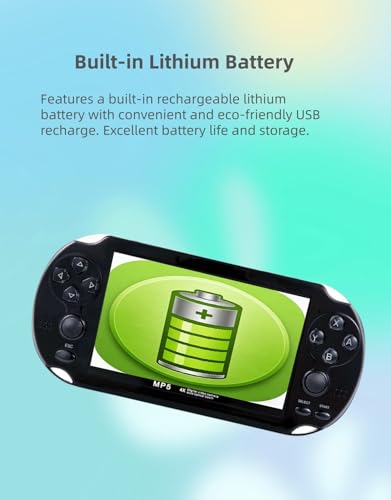 Handheld Retro Game Console, 4.3-inch HD Screen, Dual Joysticks, Built-in Classic Games, Portable Handheld, TV Output, Video Playback, Gaming Save Function, The Ideal Gift