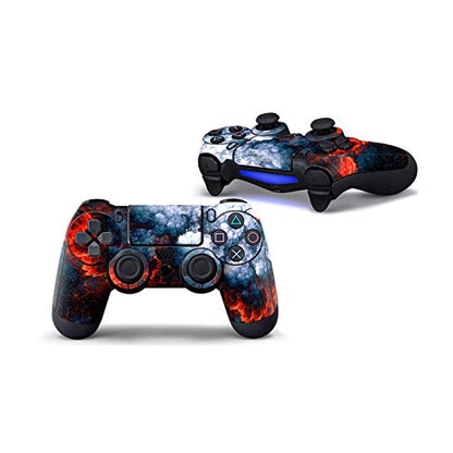 Skin for Ps4 Controller, 3pcs Whole Body Vinyl Decal Cover Sticker for PlayStation 4 Controller (PS4 Controller #2) - color: PS4 controller #2